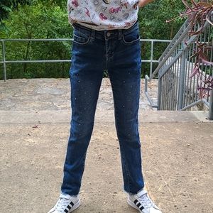 Kidpik Adjustable Denim Studded Jeans